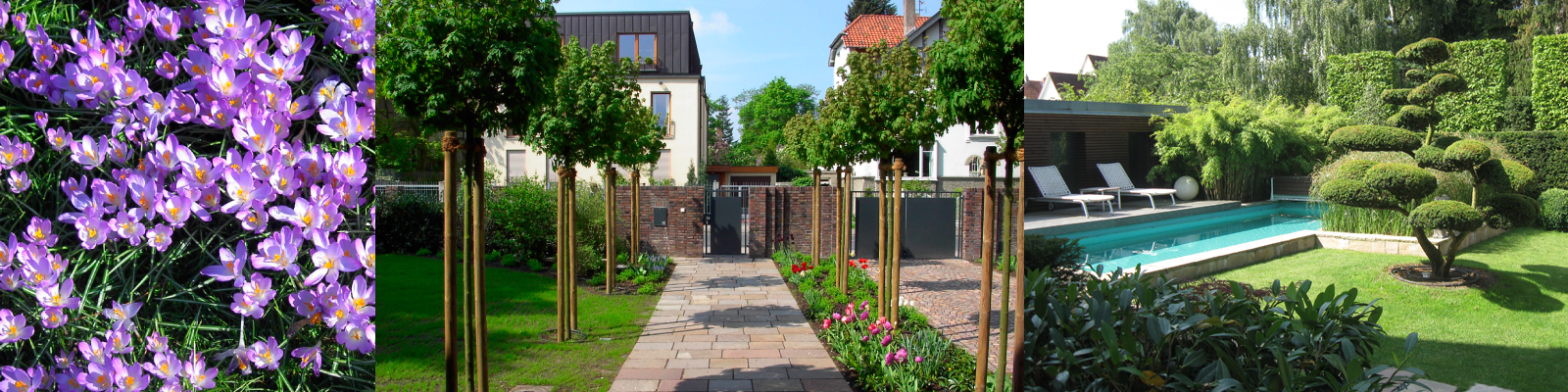 Gepflegte Gartenanlage als Ausdruck des Göllner Qualitätsanspruchs